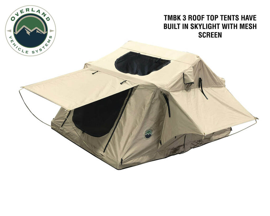 OVS TMBK 3-Person 4 Season Softshell Roof Top Tent w/ Skylight