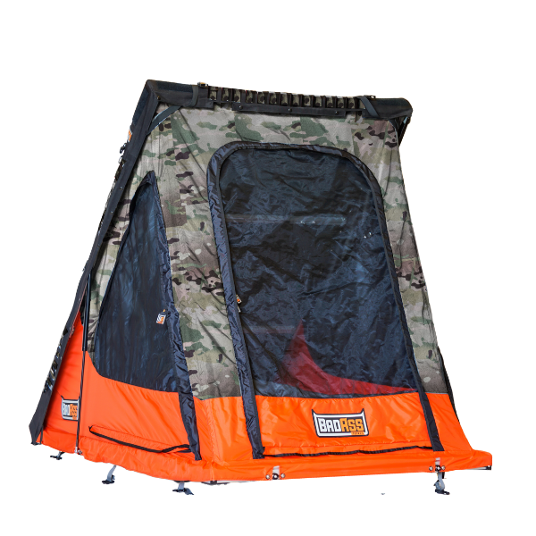 BA Standard Size 45 x 78” Packout Molle 2 Person 4 Season Universal Fit Clamshell Rooftop Tent