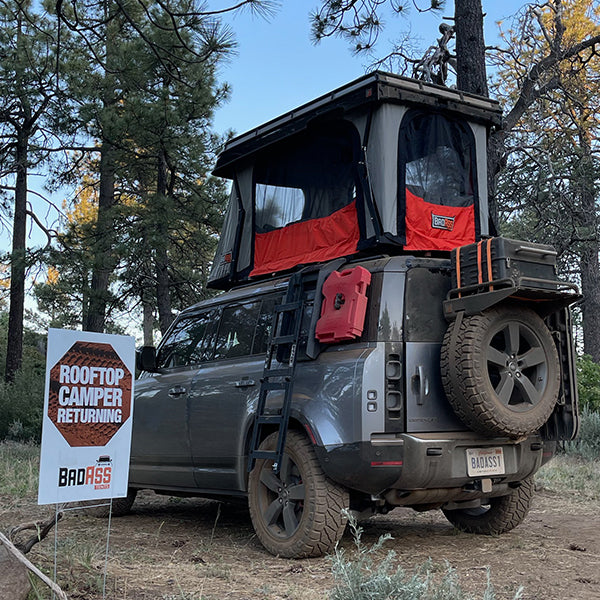 BA Convoy Land Rover 2020-22 2 Person Pop-Up Rooftop Tent w/ Optional Panoramic Moonroof