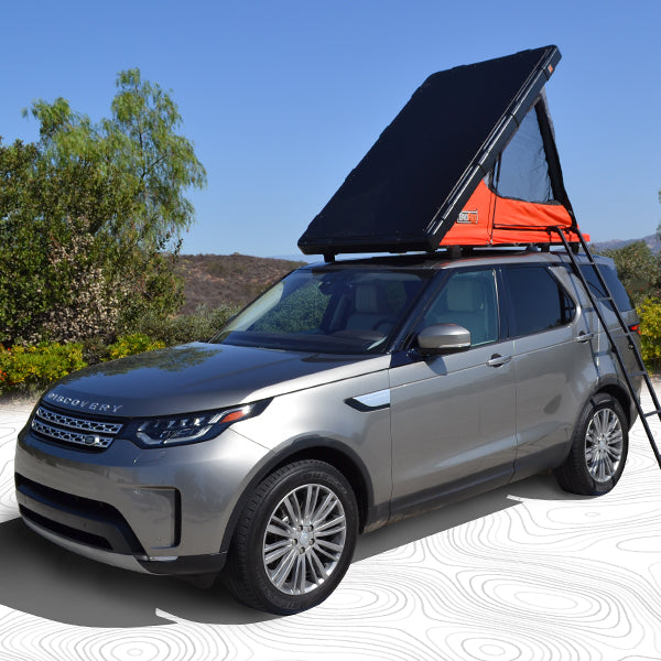 BA Rugged Land Rover Discovery 2017-22 2 Person Clamshell Rooftop Tent w/ Optional Panoramic Moonroof