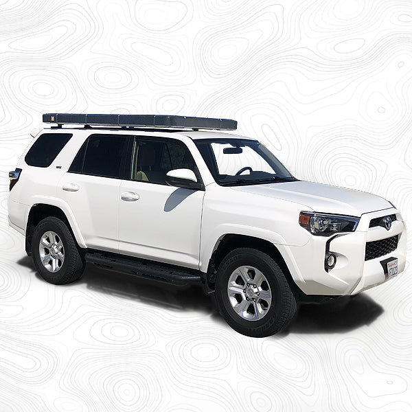 BA Rugged 2009-22 Toyota 4Runner (Gen 5) 2 Person Clamshell Rooftop Tent w/ Optional Panoramic Moonroof