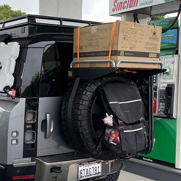 Badass Rear Tire Top Rack Platform with Strap