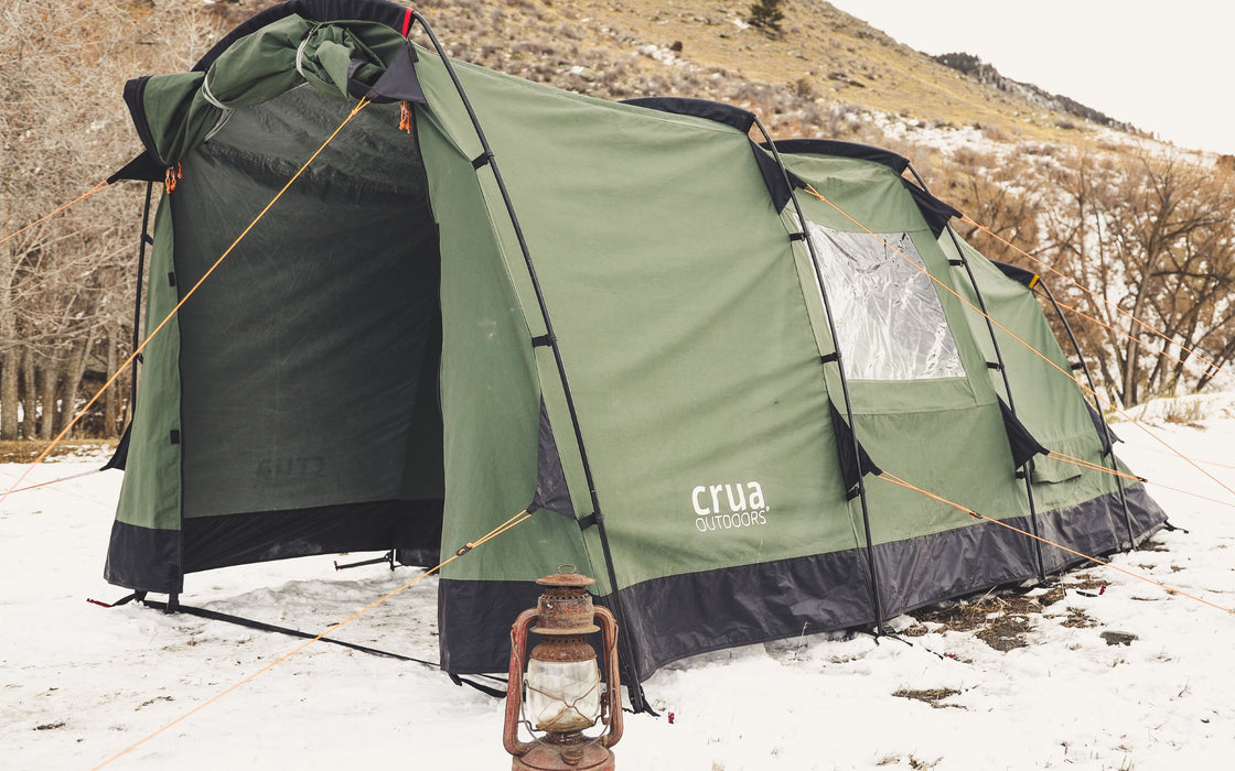 Deep Snow Winter Camping In Crua Insulated Tent 