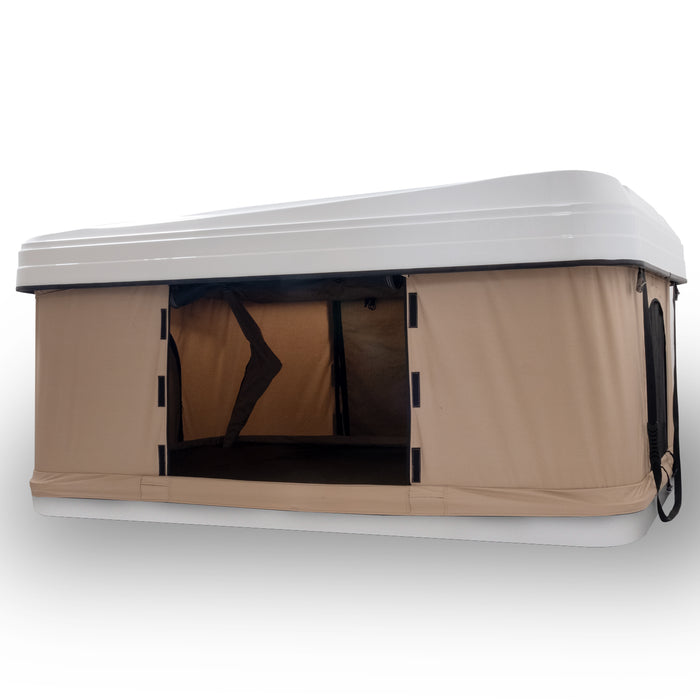 Nomad Hardshell Rooftop Tent - Tan / White Top