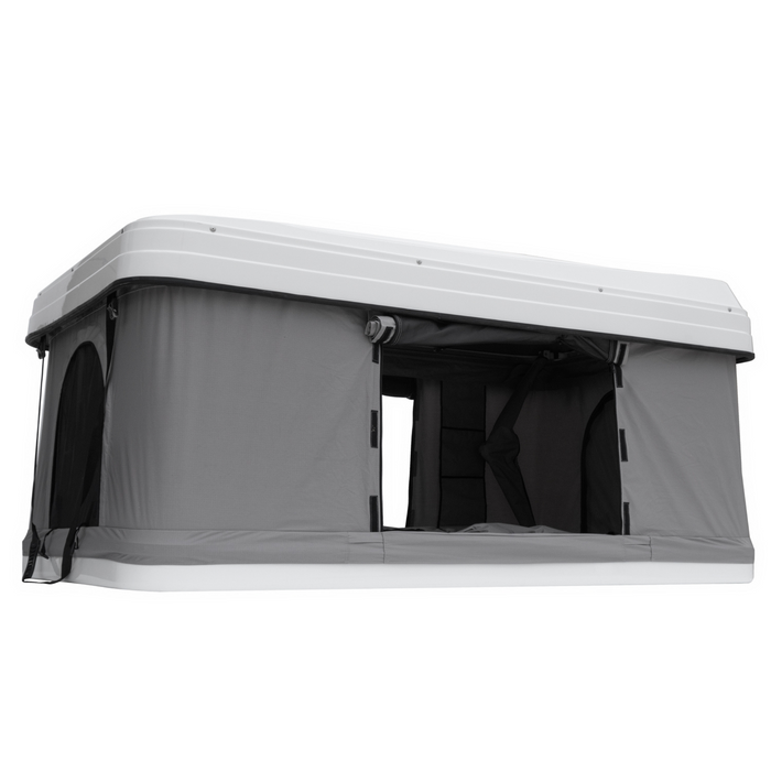 Trustmade Nomad 2 People Hardshell Roof Top Tent - Light Gray / White Top