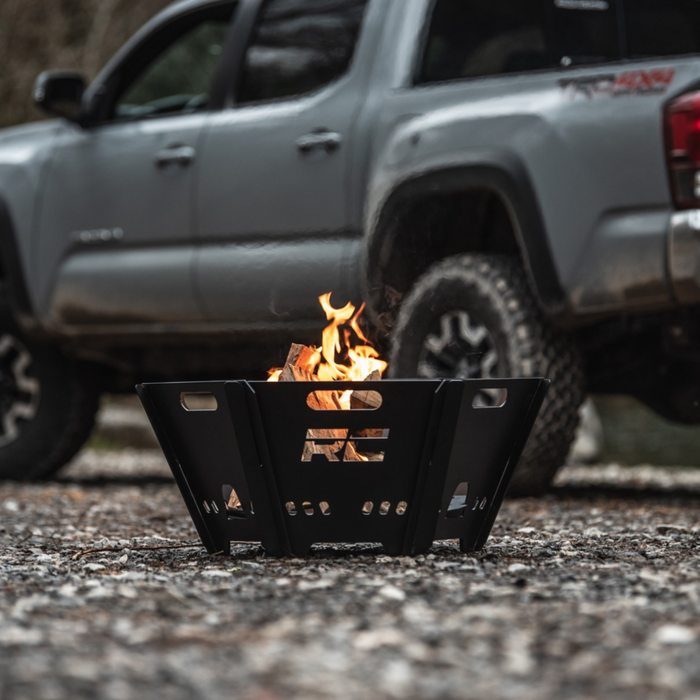 Rough Country Overland Collapsible Fire Pit with Carry Bag