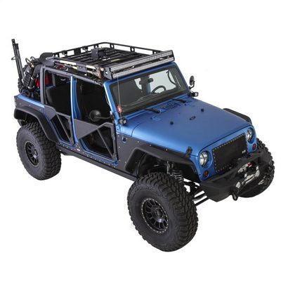 Smittybilt Defender Rack Welded One Piece Roof Rack - 40504