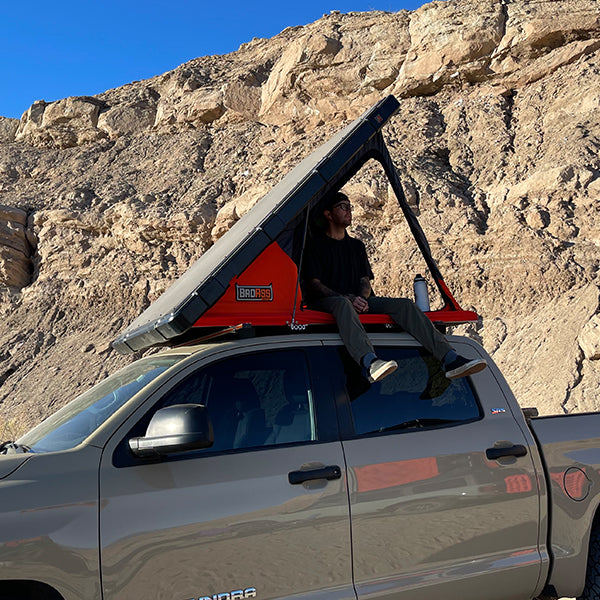 BA Rugged 07-22 Toyota Tundra CrewMax 2 Person Hardtop Rooftop Tent w/ Optional Panoramic Moonroof