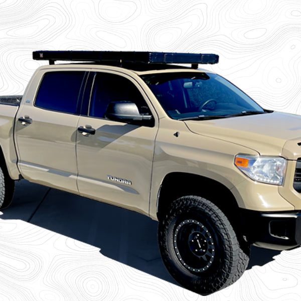 BA Rugged 07-22 Toyota Tundra CrewMax 2 Person Hardtop Rooftop Tent w/ Optional Panoramic Moonroof