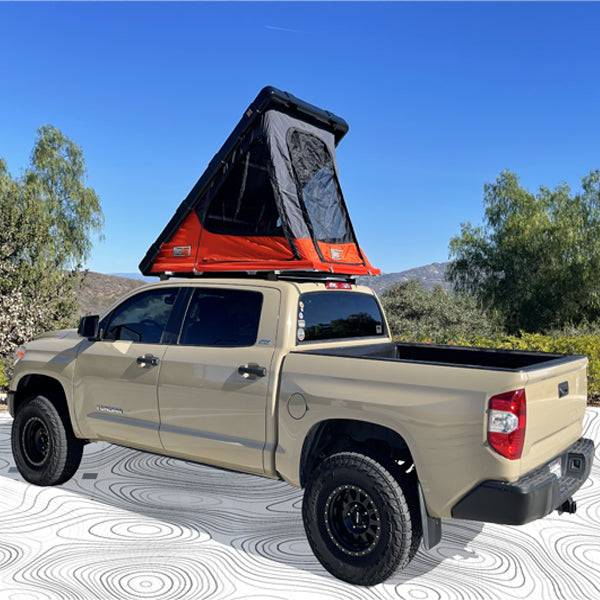 BA Rugged 07-22 Toyota Tundra CrewMax 2 Person Hardtop Rooftop Tent w/ Optional Panoramic Moonroof