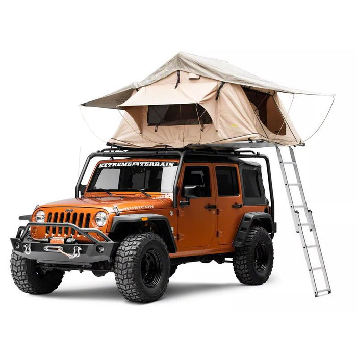 Smittybilt Fits 1997 to 2006 TJ Wrangler and Rubicon 2-3 Person Softshell Rooftop Tent Bundle